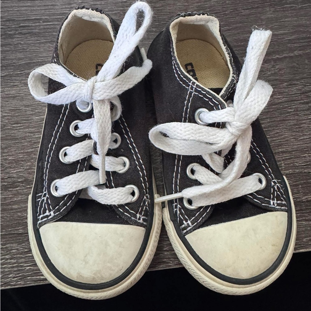 Converse Black and White Kids Sneakers